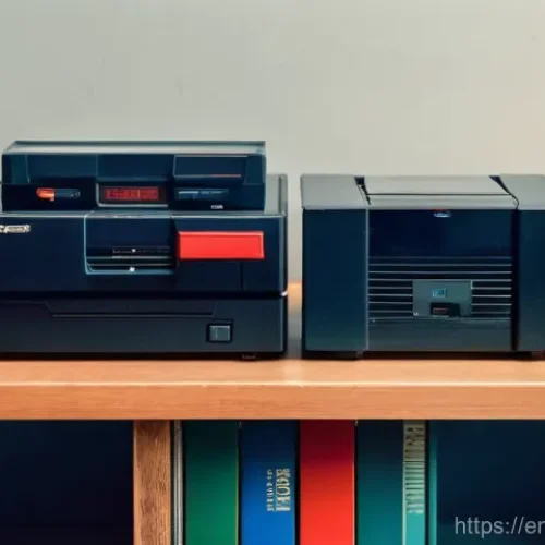 세가 제네시스와 메가드라이브 차이 - **Image Prompt: "Genesis vs. Mega Drive: A Tale of Two Names"**
    A detailed, slightly elevated sh...